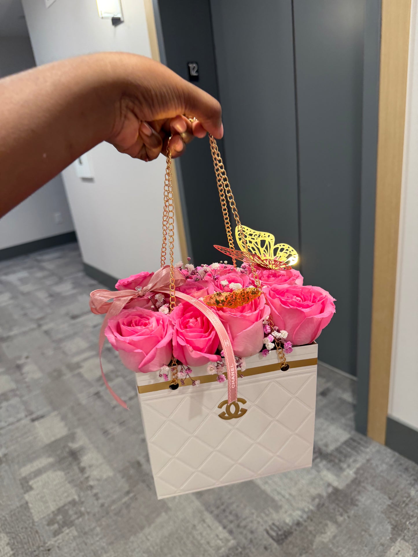 Dior/Chanel Rose Purse