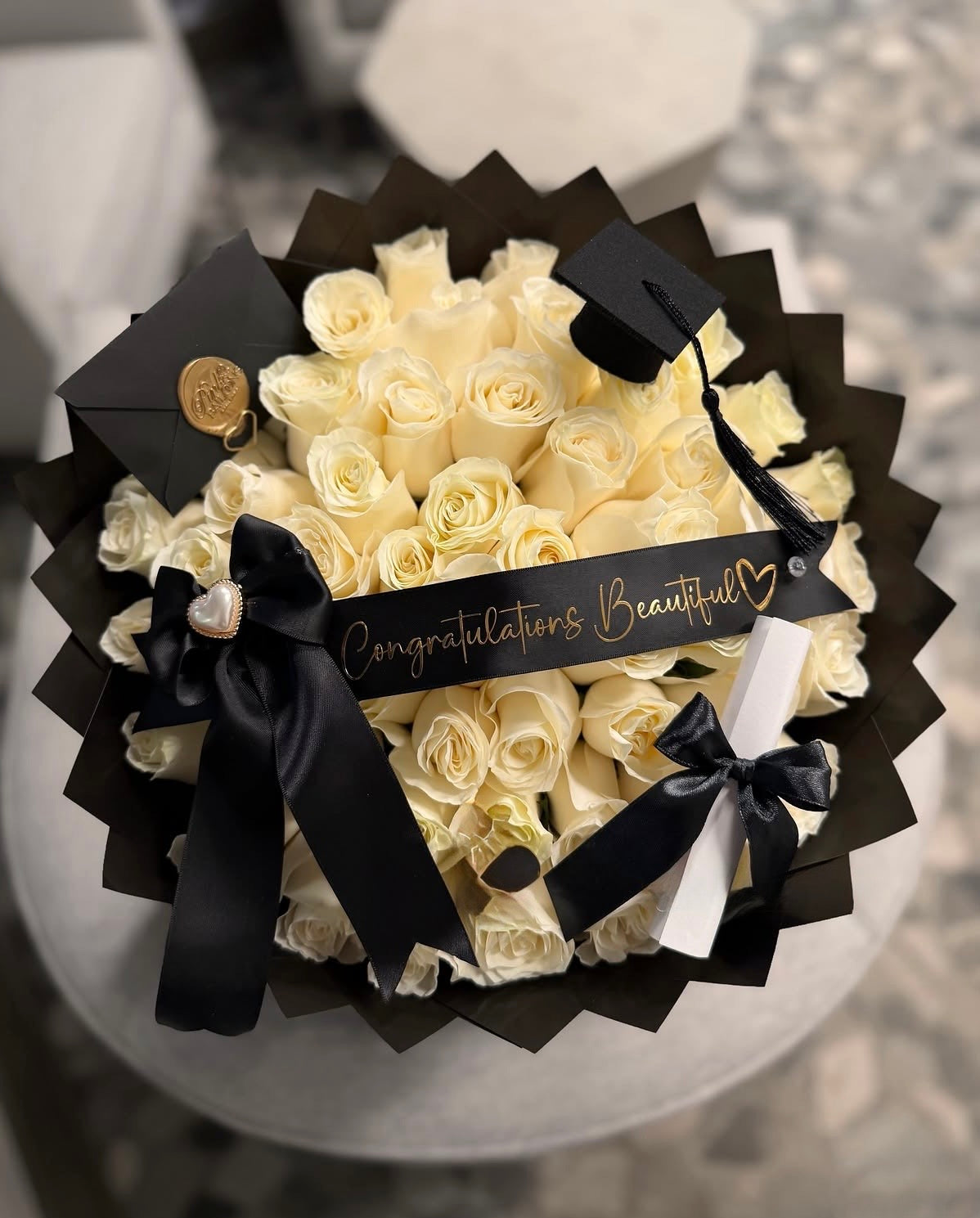 Graduation Rose Bouquet 🎓