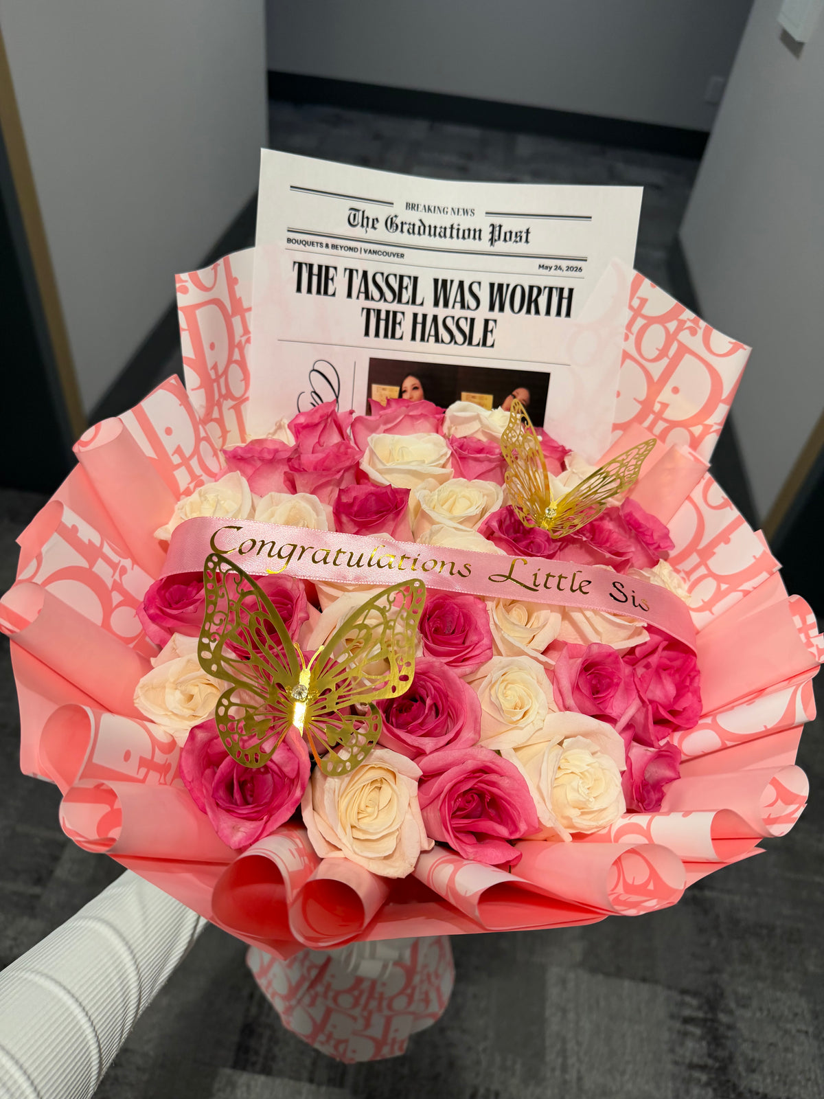 Graduation Rose Bouquet 🎓