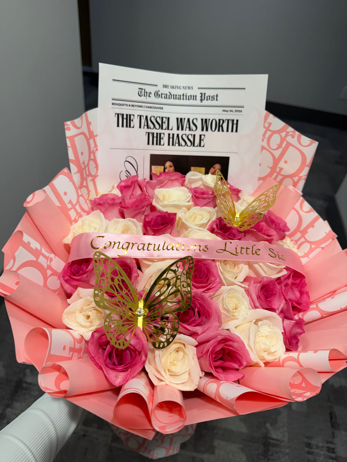 Graduation Rose Bouquet 🎓